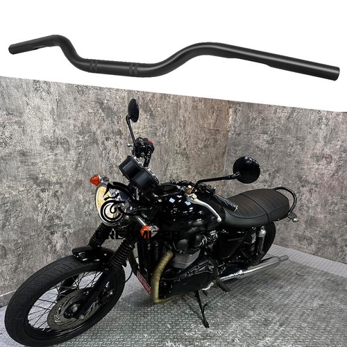 Motorcycle 1" Tracker Handlebars Drag Bar For Triumph Bonneville T100 T120 