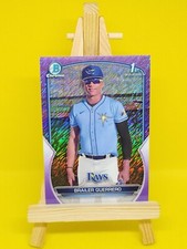 Brailer Guerrero 2023 Bowman Chrome 1st Purple Shimmer Refractor RC #'d 061/250