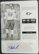 DAVID WELLS 2018 Panini Contenders DP RC AUTO PRINTING PLATE #1/1 Aztecs Chiefs