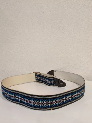 Vintage Woven Embroidered Hippie Guitar Strap Ace Bobby Lee Style 1970's