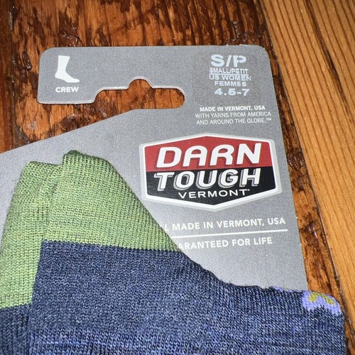 New DARN TOUGH Crew Socks Womens S (4.5-7) Merino Wool Lifestyle - Picture 3 of 4