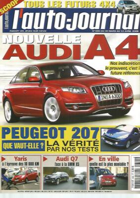 DAS AUTO JOURNAL NR. 695 AUDI A4 / FUTURS 4X4 / PEUGEOT 207 / YARIS / AUDI Q7 