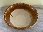 VINTAGE MCCOY POTTERY DRIP GLAZE LARGE BOWL