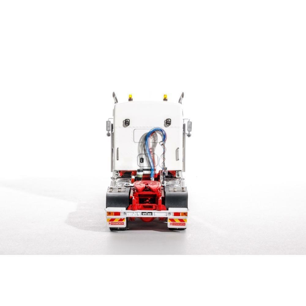 Kenworth T909 Prime Mover Truck - White/Red Drake 1:50 Scale Model