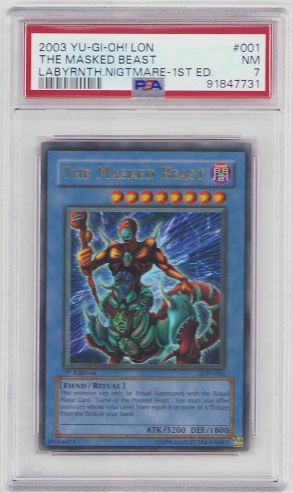 The Masked Beast LON-001 Labyrinth of Nightmare 1st Edition for