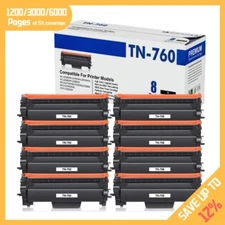 TN760 Toner Cartridge for Brother TN730 MFC-L2710DW DCP-L2550DW HL-L2390DW lot