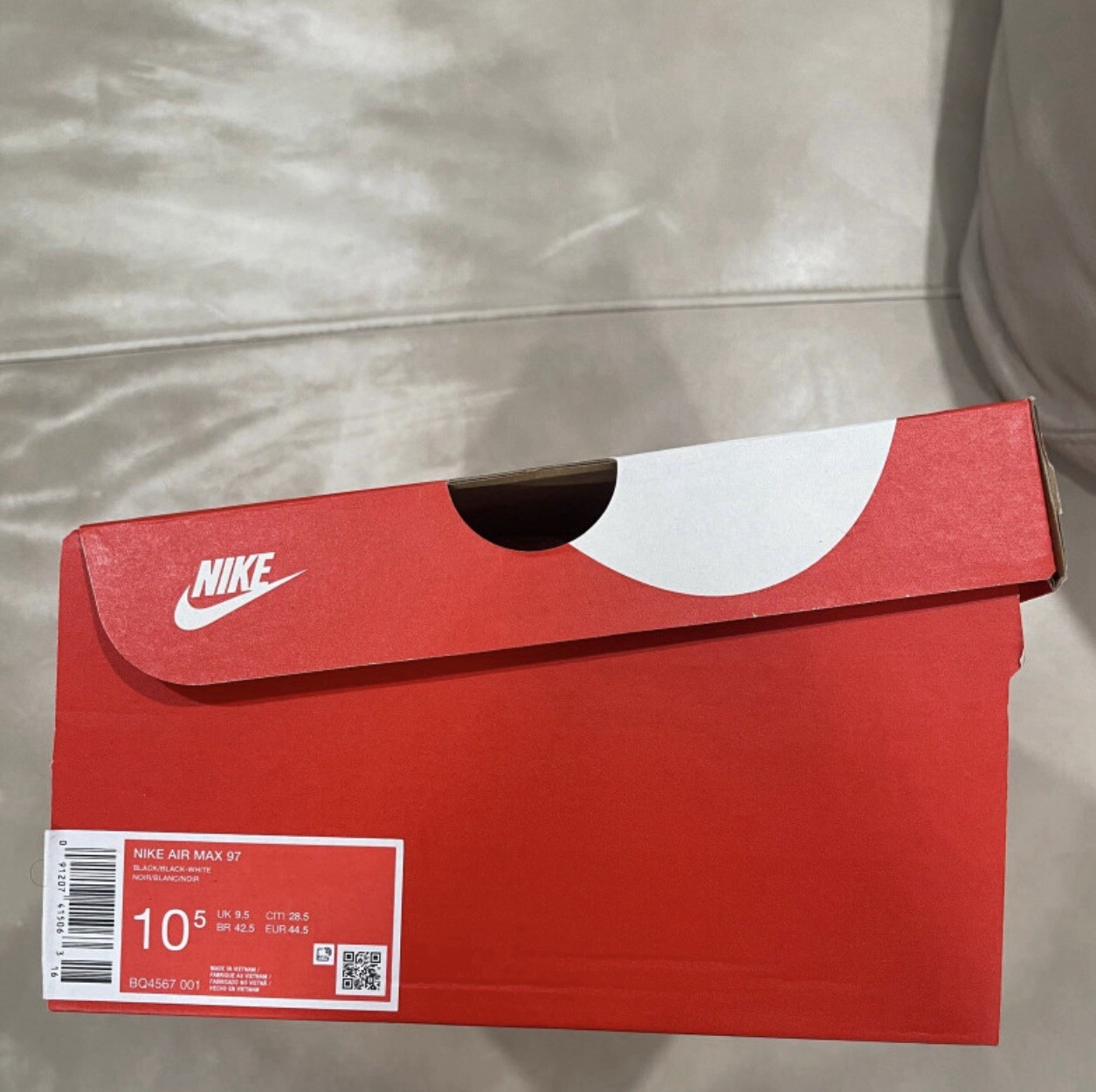 Mens Nike Air Max 97s Triple Black Size 10.5