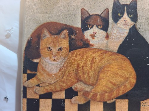Set Of 4 Cat Drink Coasters - Picture 3 of 5