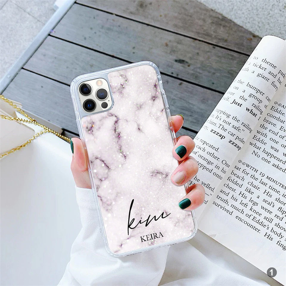 For iPhone 14 13 12 11 8 7 MAX XR X Personalised GEL Grip Ladies Phone Case 138