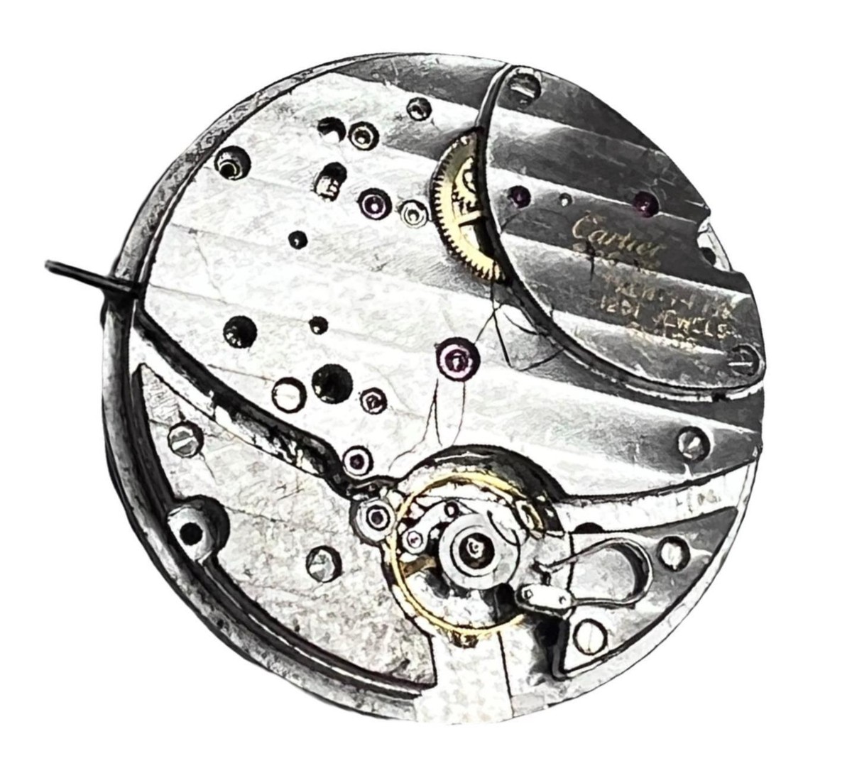 Cartier Cal 9910 MC 8 Day Power Reserve Movement For Parts or