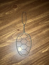 Antique Twisted Wire Whisk Eggbeater Primitive Rustic Kitchen Decoration