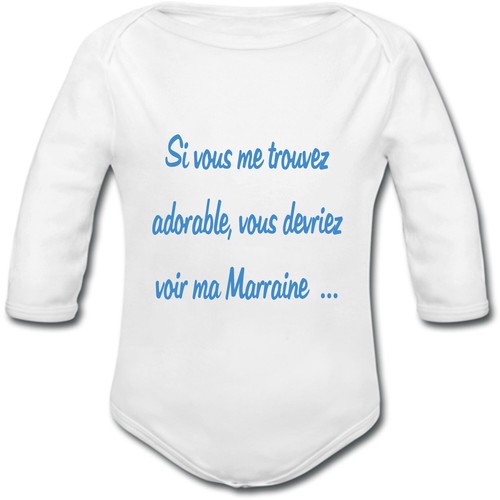 YONACREA - Body Bébé Manches Longues - Call Of Baby - Humour - 3 Mois