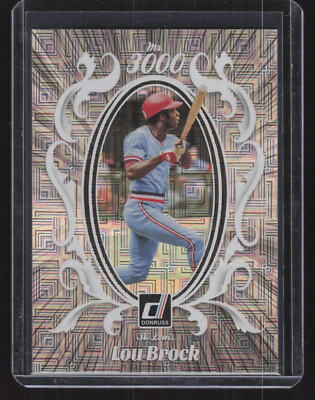 2023 Donruss #M3K-16 Lou Brock Mr. 3000 Vector