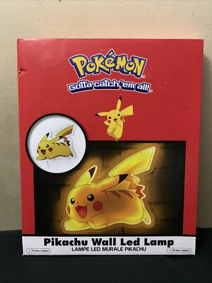 Nacon Teknofun Pikachu Wall LED Lamp Pokémon Gaming (Opened Box to Test  )