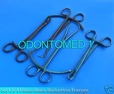 SET OF 4 PCS BONE REDUCTION FORCEPS SET ORTHOPEDIC INSTRUMENTS