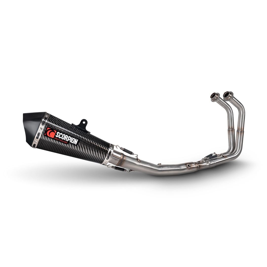Scorpion Exhaust Serket Taper Race Sys Cbn Fibre Kawasaki Ninja 500 Euro5+ 24-25