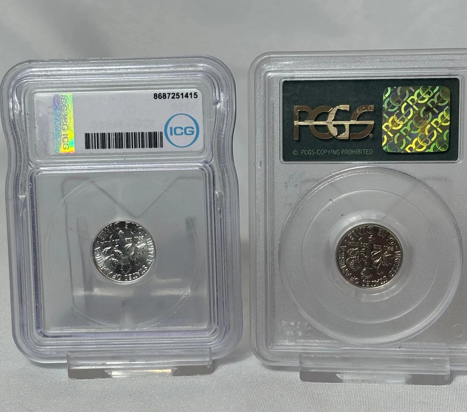 1959 10c Dime ICG MS66 & 1988 P Dime 10c PCGS MS65 - Image 4 of 4