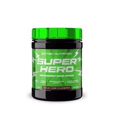 (103,51 EUR/kg) Scitec Nutrition SUPERHERO Pre Workout Drink Powder 285 g NEU