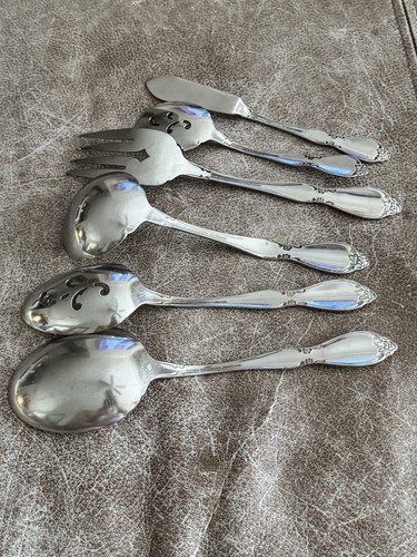 Oneida Community CHATELAINE Hostess Serving  Pieces Betty Crocker Glossy (6) - Picture 4 of 6