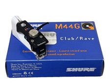 SHURE M44G with N44G Genuine Stylus/Needle, Technics Headshell & Overhang Gauge