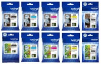 Genuine Brother LC422 / 422XL BCMY Ink Cartridges For MFC J5740DW J6940DW Lot