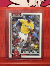 2026 Topps Series 1 Roman Anthony RC #189 Topps All Star Gold Cup Boston Redsox
