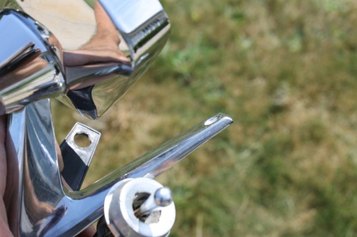 1967 1968 Ford Fairlane Mustang Falcon Bronco Cougar LH Remote Side View Mirror - Picture 17 of 21