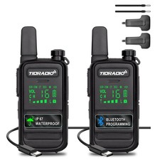 TDRADIO TD M11 Waterproof IP67 Walkie Talkies Long Range for Adults& Kids PMR