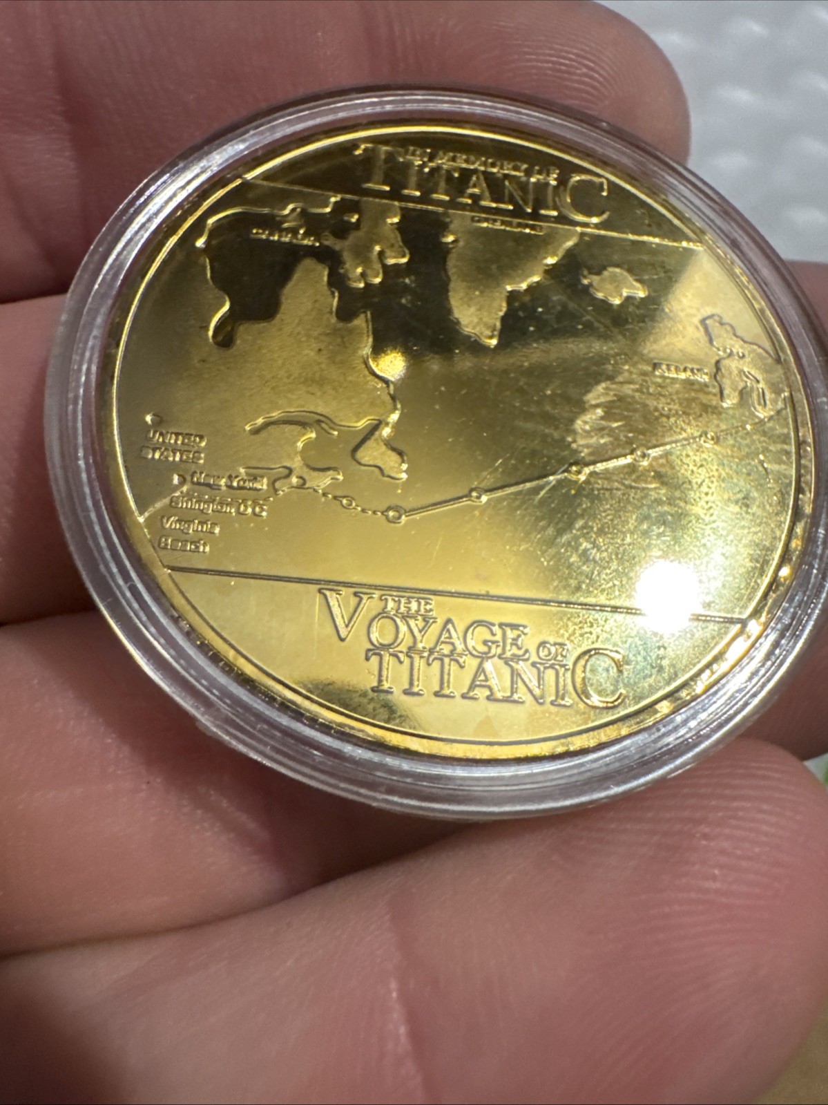 Titanic Challenge Coin Historical Commemorative Collector RMS Boat Navy Ship