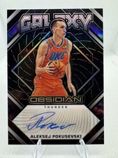 Aleksej Pokusevski 2022-23 Panini Obsidian Galaxy Ink #/149 #GI-ACT OKC Thunder