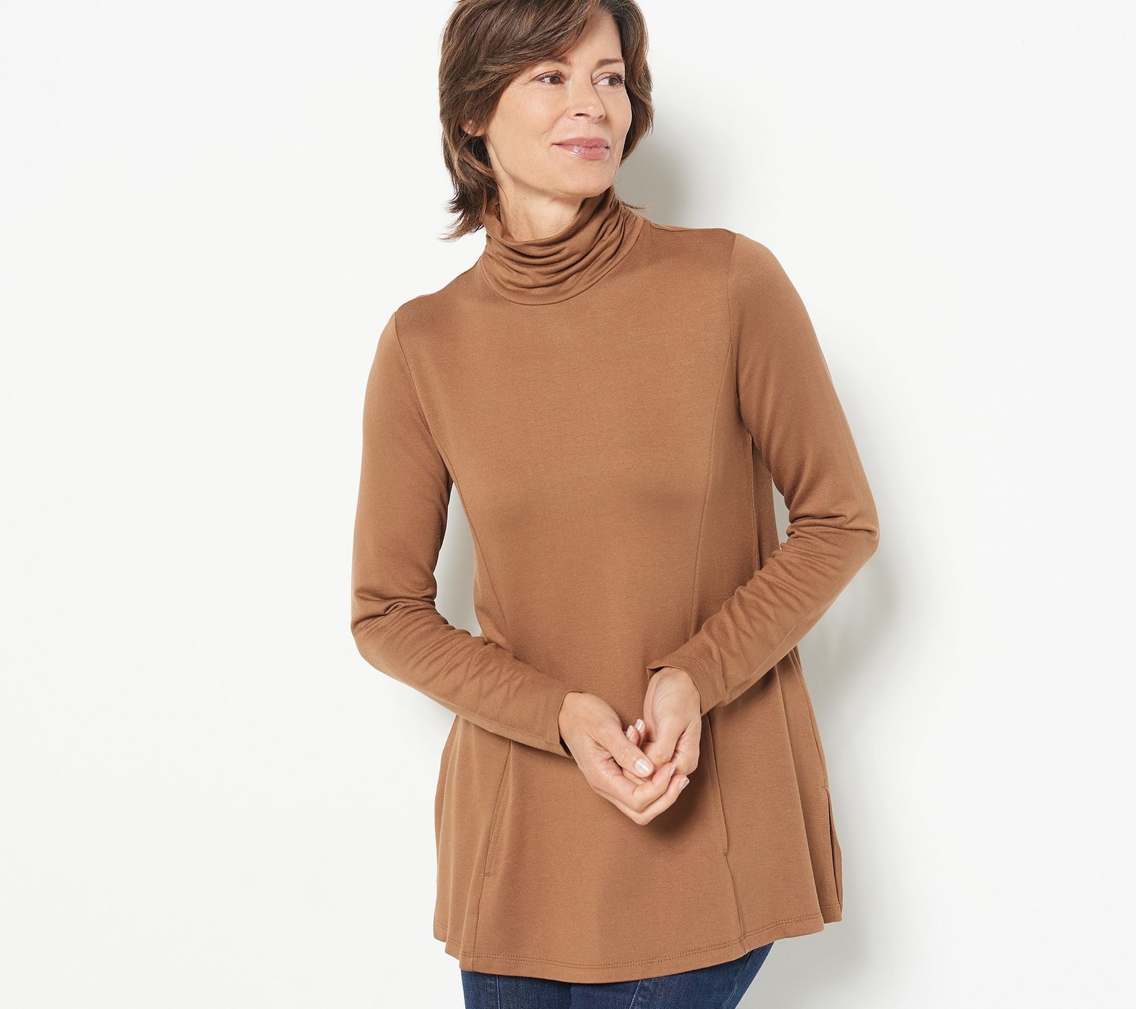 Susan Graver Womens Pink Weekend Jersey Top in 2XS A472226