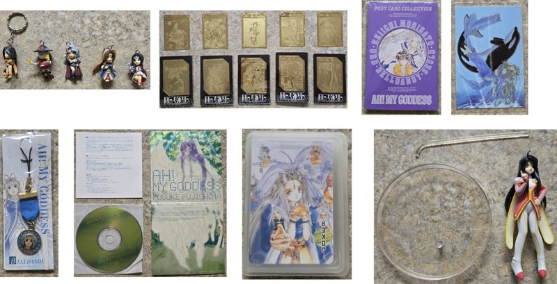 Ah! My Goddess Collectibles - Keychains, Cards, Playing Cards, more