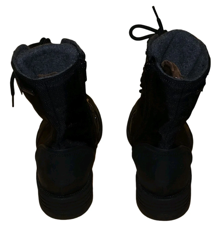 Botas impermeables Cobb Hill Brunswick de cuero negro de encaje para mujer talla 6 EE. UU. Foto 2 de 4