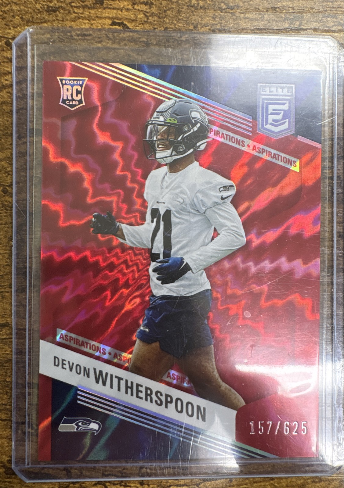 2023 Panini Donruss Elite Devon Witherspoon #133 Aspirations Shimmer /625 RC