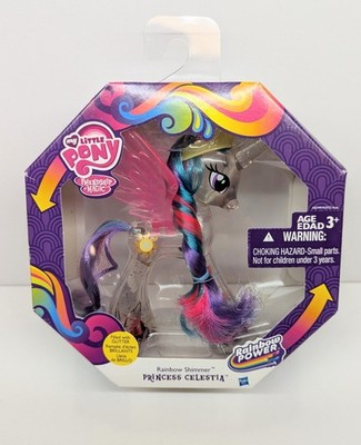 My Little Pony PRINCESS CELESTIA Rainbow Shimmer Water Cuties MIB