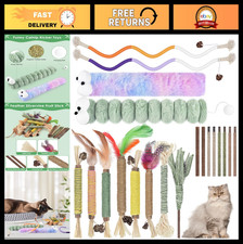 20PCS Silvervine Chew Sticks - Catnip Chewing Toys for Cats Kittens