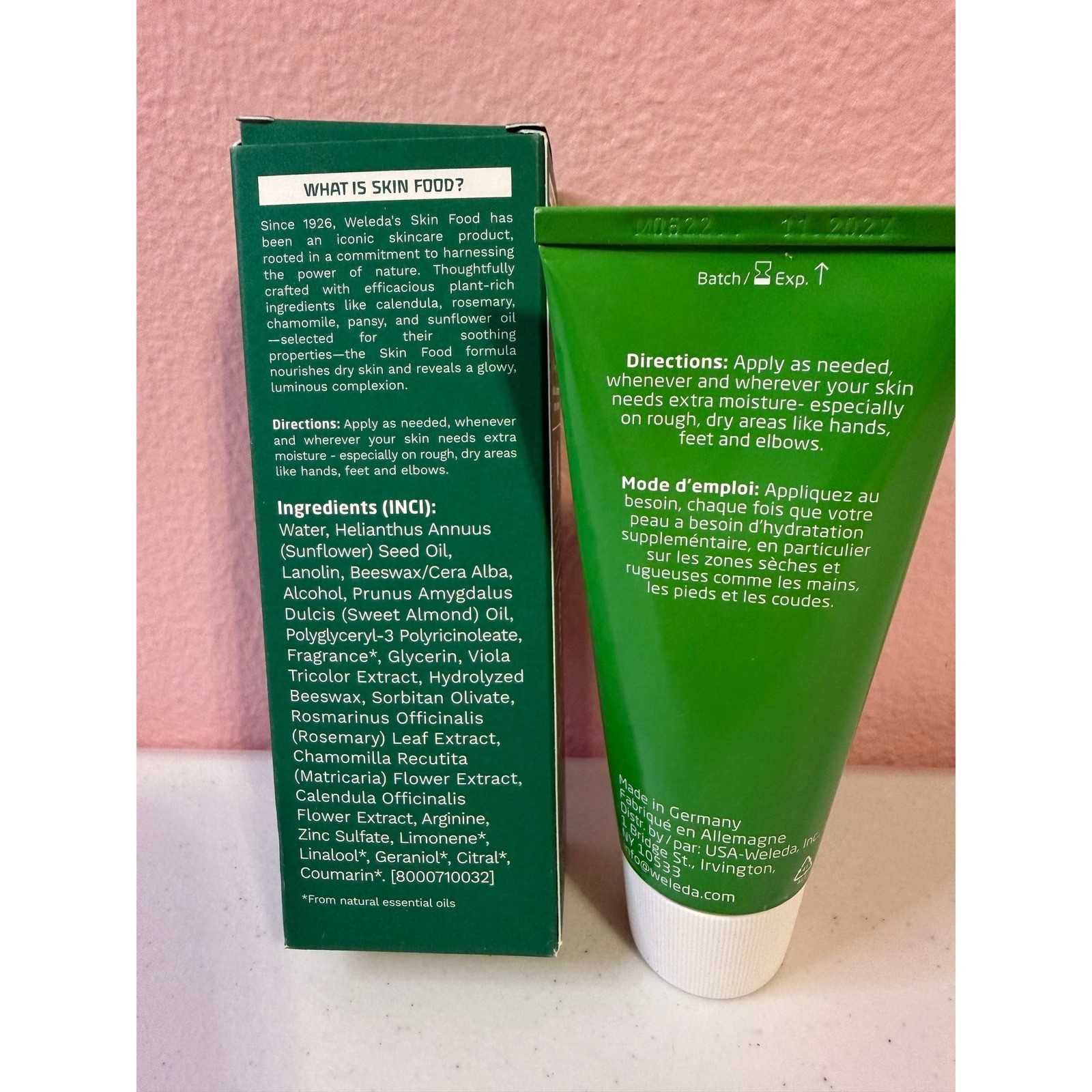 Weleda Skin Food Original Ultra-Rich Moisturizer Cream 2.5oz 75ml Body Face Care