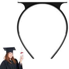 UQM Graduation Cap Headband, Anti-fall Grad Cap Headband Hat Accessories