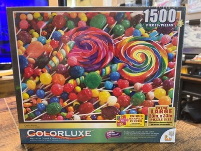 Colorluxe by Lafayette Puzzle Factory Candy Fun II 1500 PCS 24 X 33, New Sealed.