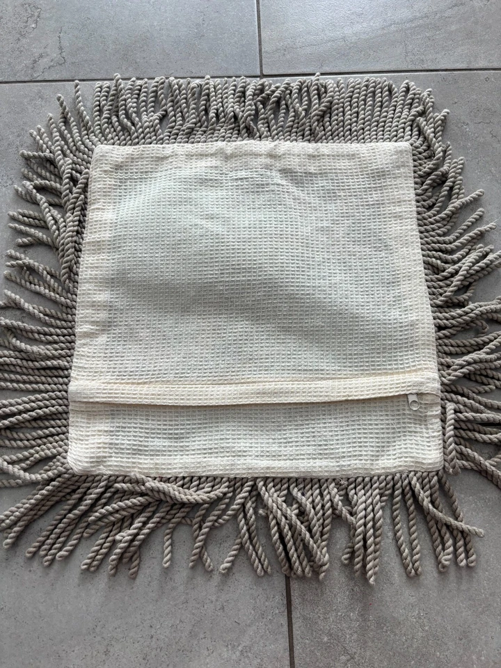 NUEVA Funda Almohada Lana Punta Aguja Pájaro del Paraíso Flor Tropical 14"x14" Foto 4 de 4