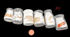 various small MILK DAIRY RESTURANT CREAMER bottles Patomic others