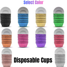 200 Pcs Foil Cupcake Liners Standard Baking Cups Muffin Paper Cases