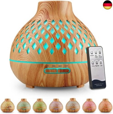 Aroma Diffuser, 400ml Diffuser Ätherische Öle, Aromatherapie Öle Diffuser mit Fe