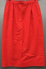 Vtg 80s Pendleton Skirt 4 Red Virgin Wool Pockets Lined Preppy Classic Christmas