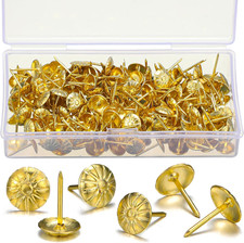 200 Pcs Upholstery Tacks for Decorative Furniture Upholstery Nails 7/16 Inch Vin