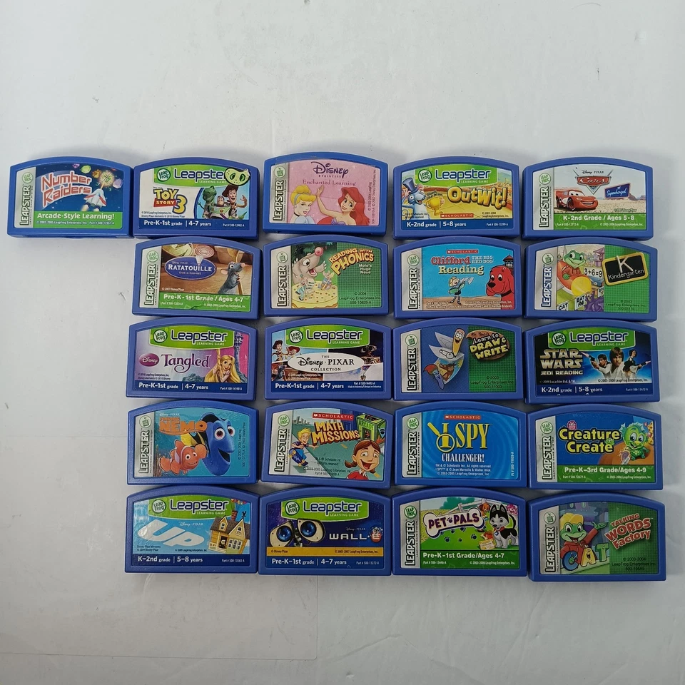 Leap Frog Leapster 2 Star Wars Edition System, Case, and 21 Games WORKING! READ - Image 2 of 4