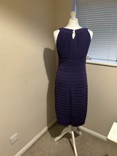 Sangria Women's Purple Dress Size 12 - Excellent Quality - Excellent Condition 