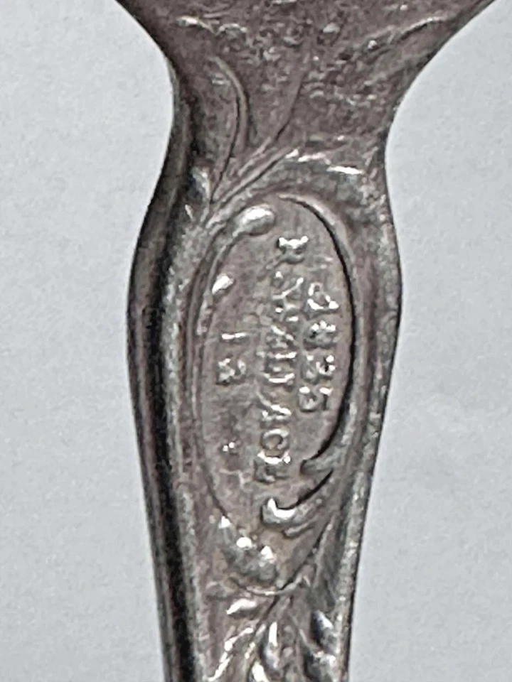 1902 на 1835 R. Wallace посеребренные обеденные вилки — винтажный цветочный набор столовых приборов - Изображение 3 из 3