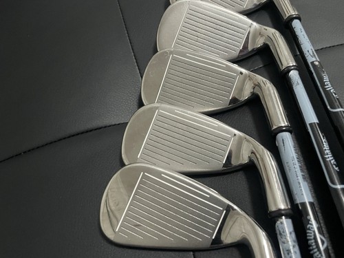 Set of 5 Callaway Diablo Edge Iron 5, 7, 8, 9 PW Graphite R Flex Left-Handed - Picture 6 of 14