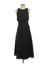 Nine West Women Black Casual Dress XS